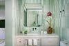 mint green bathroom