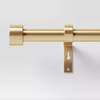 brass curtain rod